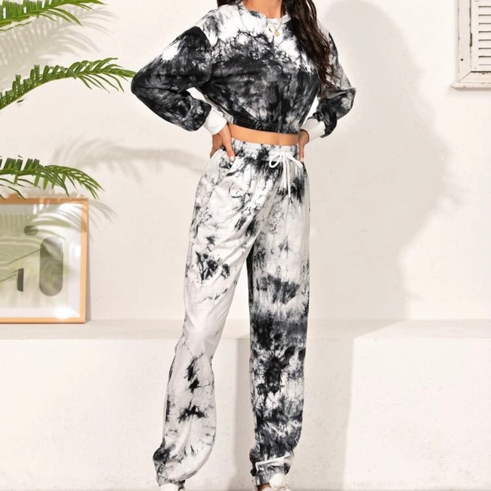 SHEIN tye dye lounge set